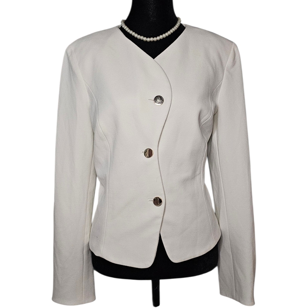 Calvin Klein White Women's Blazer
